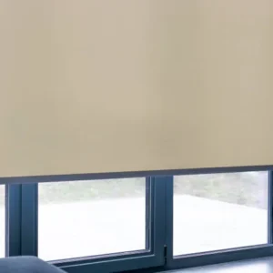 Motorized window curtain blinds with remote control functionality.