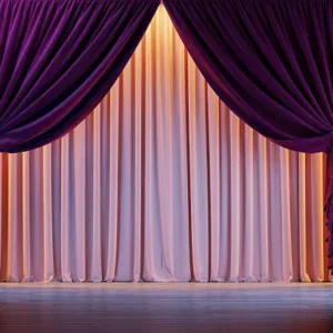 layered blackout curtains with decorative drapes and sheer inner panels