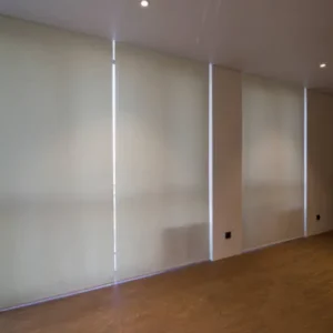 Smart motorized curtain blinds integrated with home automation system
