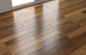 wood style vinyl flooring in a bright sunlit home interior.