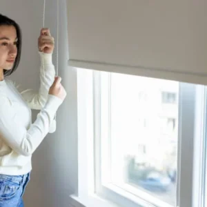 Simple roller blinds design suitable for minimal interiors